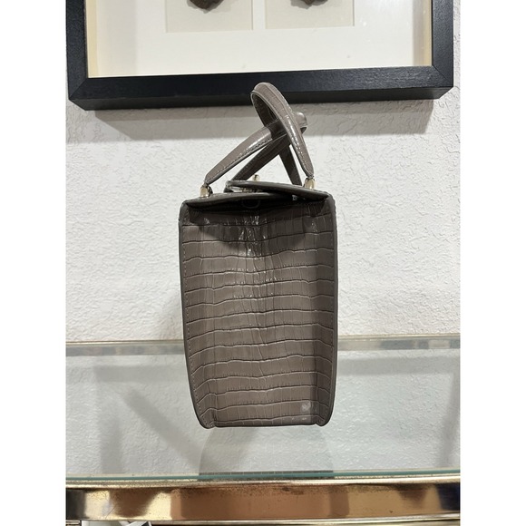 Aspinal Of London Gigi Crocodile Embossed Leather Bag - Picture 4 of 14